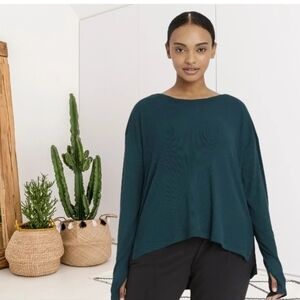 All In Motion Teal Long Sleeve Women's Top